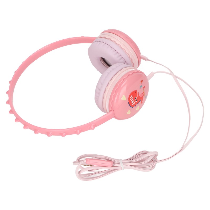 Kids Wired Headphone 3.5mm Jack Stereo Adjustable Headband Cute Child