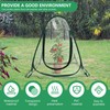 Pop Up Greenhouse Cover with Ground Stakes and Carry Bag