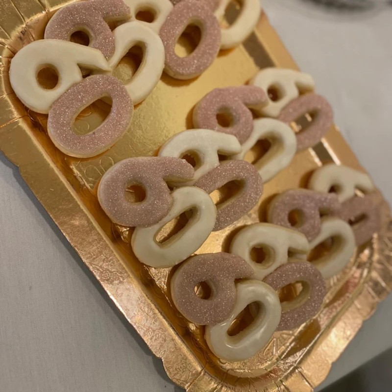 Sweet Prints Inc Number 60 Cookie Cutter - Dishwasher Safe