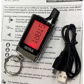 ULTRA START LCD KEYLESS ENTRY REMOTE FOB TRANSMITTER U-TX2011-2W MKYTR 1350TX