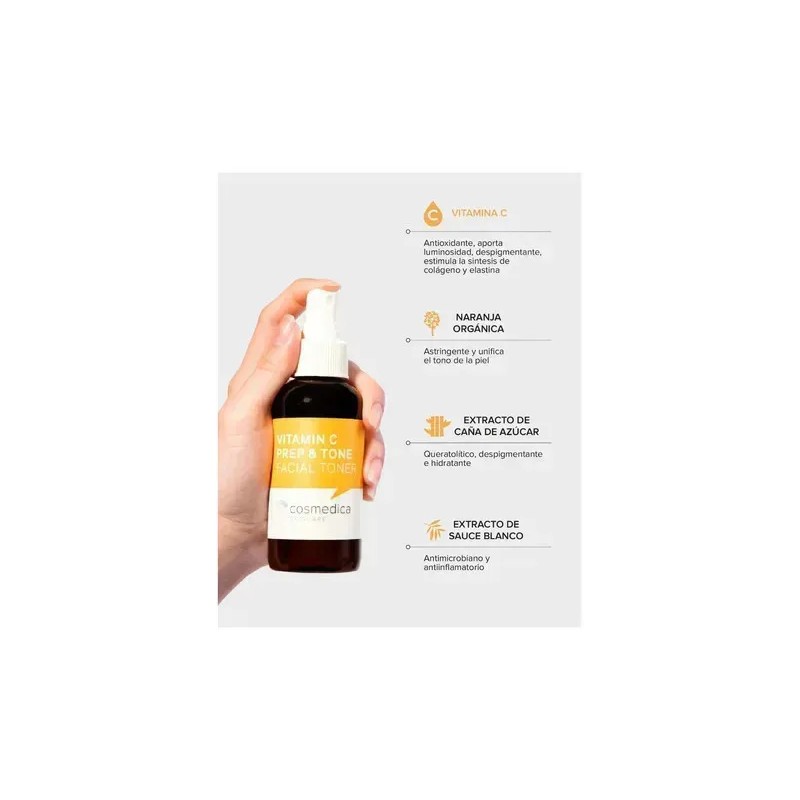 Tónico Facial Cosmedica Skincare con Vitamina C 120ml Todo Tipo
