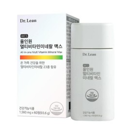 All-in-one multivitamin mineral max multivitamin supplement 60 tablets 2pcs Dr. Lin minerals with various nutrients balanced / 올인원 멀티비타민미네랄 맥스 종합비타민 영양제 60정 2개 닥터린 미네랄 각종영양소 균형있는