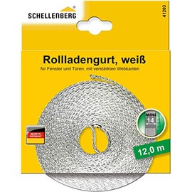 Schellenberg 41203 Roller Shutter Belt 14 mm / 12 m White