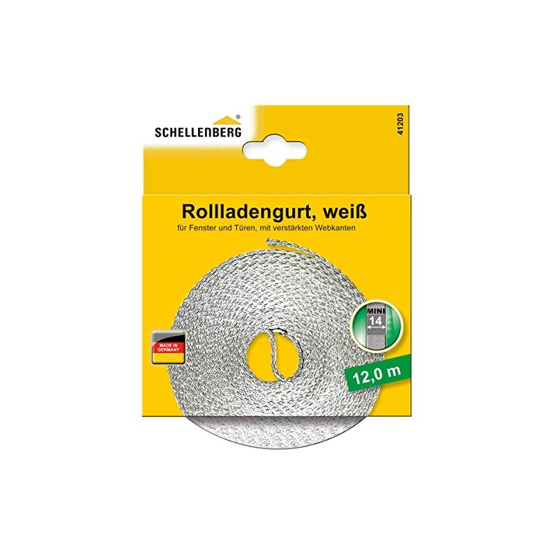 Schellenberg 41203 Roller Shutter Belt 14 mm / 12 m