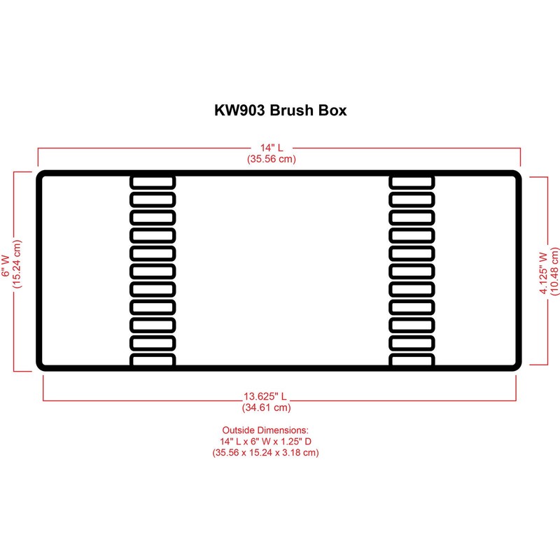 ArtBin KW903 Brush Box with Foam Inserts, Fine Art Portable