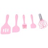 Cooking Spatula Set Silicone Baking Scraper Heat Resistant Egg Beater
