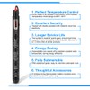 Kinbo Aquarium Heater 300 Watt Submersible Fish Tank Heater Adjustable