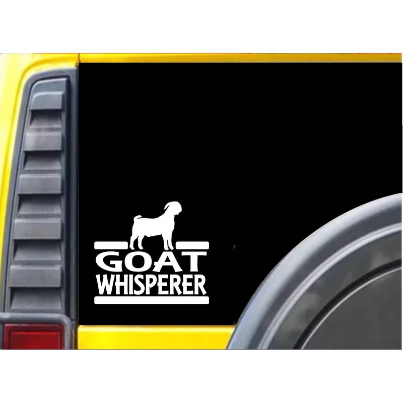 EZ-STIK Goat Whisperer Sticker J870 6 inch boer decal