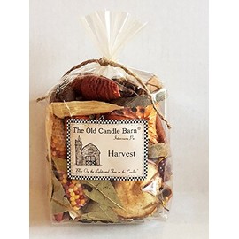 Old Candle Barn Harvest Potpourri 4 Cup Bag - Perfect Fall Decoration or Bowl Filler - Beautiful Autumn Scent