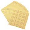 250pcs Gold Envelope Seal Stickers, Flowers | Elegant Embossing Gold