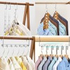 10 PCS Hangers Space Saving Metal Closet Organizers Saver Clothes
