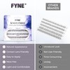 FYNE - KNOT FREE Individual Eyelashes, Black [60 Pcs, Ultra