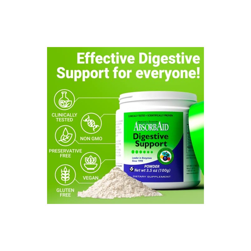 AbsorbAid Digestive Enzymes for Enhanced Nutrient Absorption