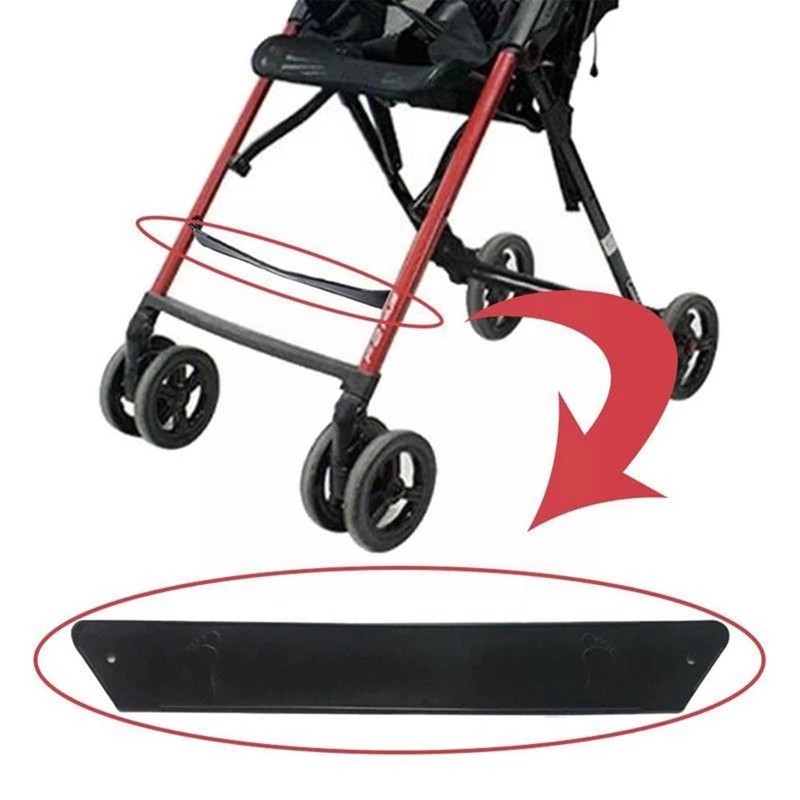 Black Stroller Footrest Replacement Adjustable Stroller Extension Footboard Strollers and