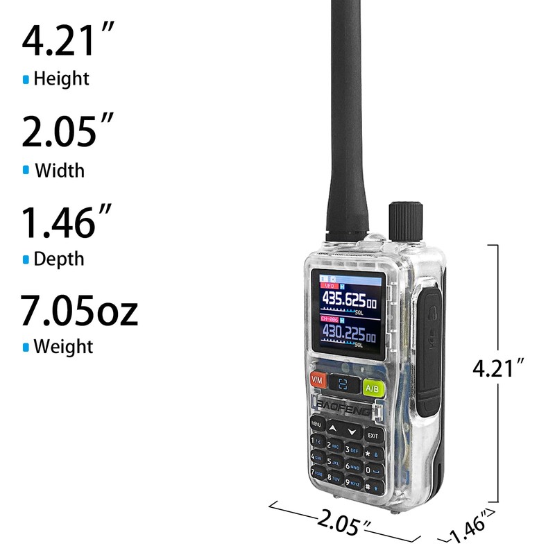 BaoFeng UV-5R Mini Radio,5R Mini Dual Band Walkie Talkies,App Programming,Copy