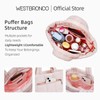 WESTBRONCO [Mother's Day] 【Small】Women Puffer Tote Quilted Crossbody Bag Purse