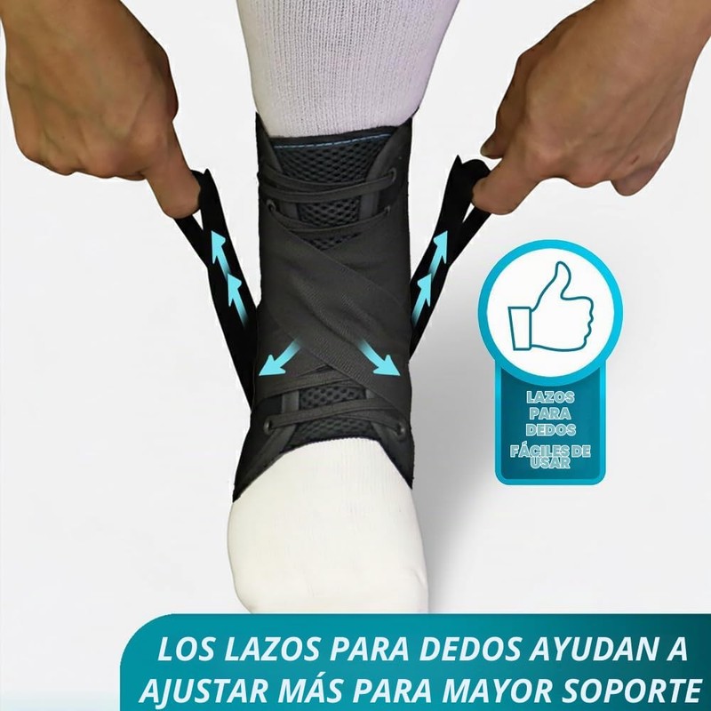 ASO Ankle Stabilizer, Black, Medium
