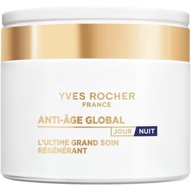YVES ROCHER - Anti Age Global - Crema Facial Intensiva Antiarrugas - Día y Noche - Corrige 10 Signos de la edad - Para todo tipo de Piel - 75 ml