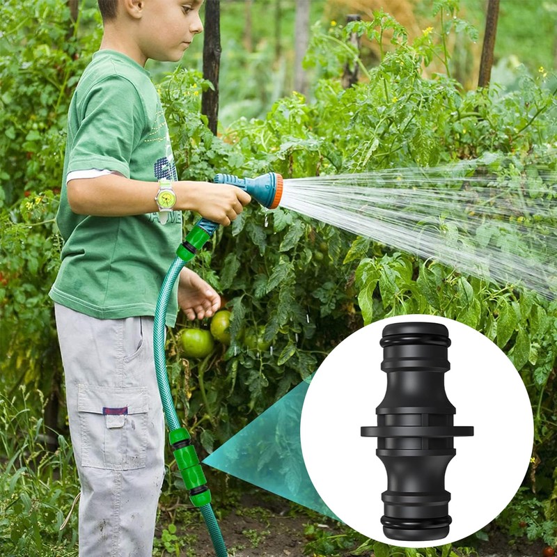 HAOBIN Pack of 8 1/2 Inch Double Plug Hose Connectors