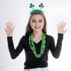 SUMERSHA 10pcs St. Patrick's Day Party Favors Set Shamrock Headbands