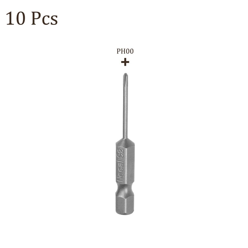Kozelo 10 Pieces Phillips Screwdriver Bit - [2 Inch x