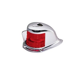Perko 1218DP0CHR Chrome-Plated Horizontal-Mount Bi-Color Light, 1-5/8"H. Base: 6-3/4" x 3-7/8"