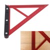Woodworking Triangle Ruler Inch Scale Square Angle Ruler Aluminum Alloy