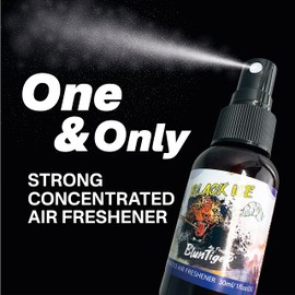 BlunTiger High Concentrated Strong Oil Based Air Freshener (Inspired by Black Gold) 30ml/1oz Car, Room, Home and Bathroom Deodorizer & Odor Eliminator Spray