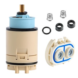 RP70538/RP73625 Single Function Pressure Balance Cartridge, Shower Valve Cartridge Compatible with Peerless/Delta Single Handle Tub/Showers Faucet (Includes cartridge and check valve) (1)