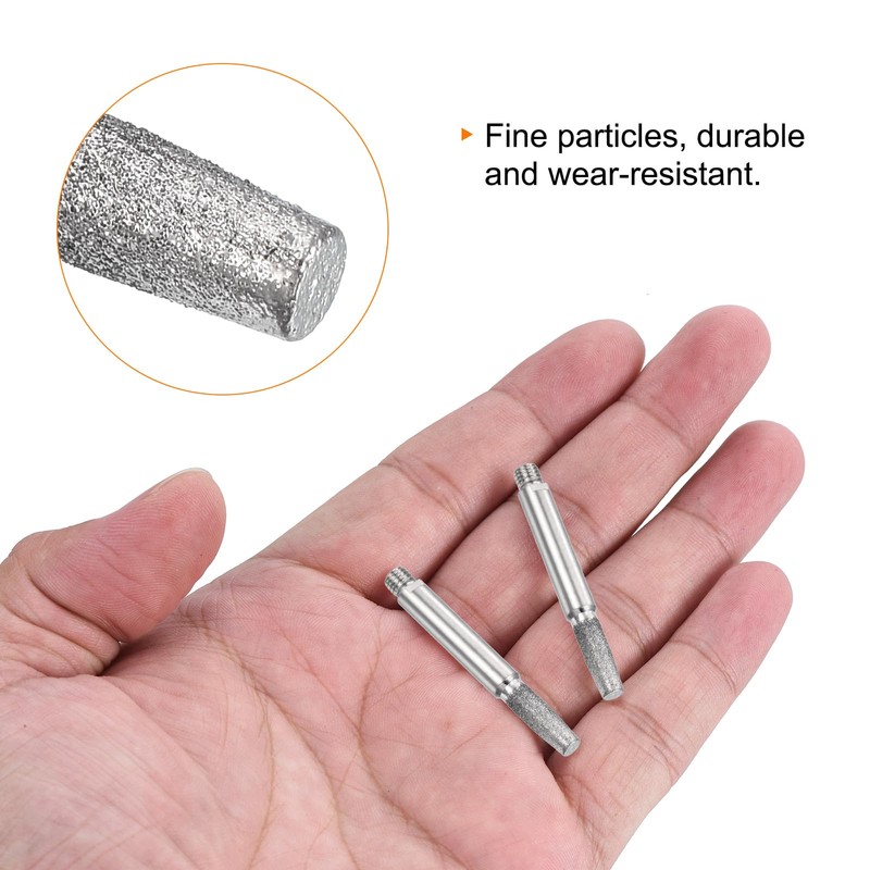 PATIKIL 3/16 Inch Diamond Chainsaw Sharpener, 5 Pack Sharpening Stone