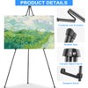 Art Painting Display Easel, 66" Large Easel Stand for Display,
