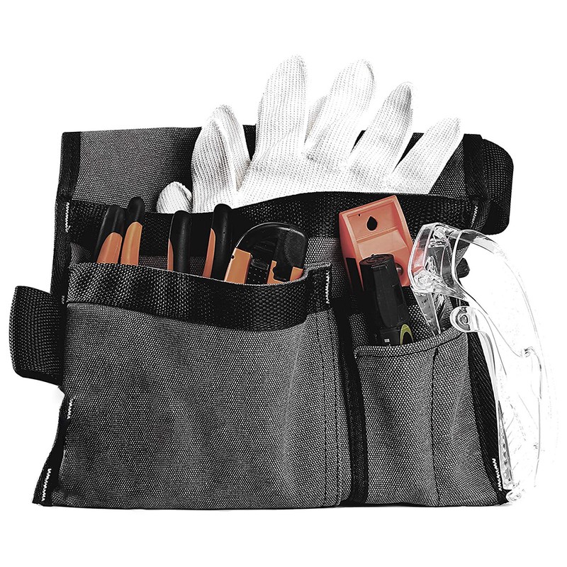 Side Tool Belt Gardening Tool Bag Adjustable Work Apron for