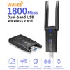 1800Mbps USB WiFi 6 Adapter,AX1800 USB WiFi Adapter for PC