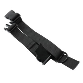 POFET Pack of 2 Adjustable Chest Strap Backpack Straps, Black Webbing for Jogging, Hiking, Travel, Climbing - Quick Release All Purpose School Bag Harness