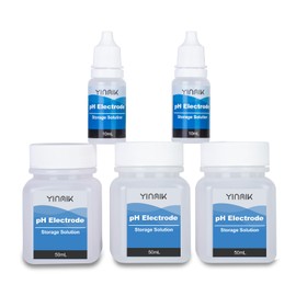 pH Storage Solution KCL Storage Solution pH Buffer Solution Storage pH Electrode Storage Solution pH Probe Storage Solution pH Meter Storage Kit for All pH Tester pH Reader pH Checker pH Monitor