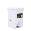 Stefanplast Elegance Bathroom Dustbin, White, 20.5 x 20.5 x 28