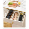 EURXLQ Pack of 6 Coloured Storage Boxes Plastic 28 cm