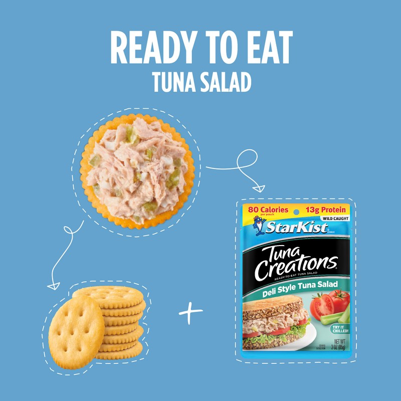 StarKist Lunch-To-Go Tuna Creations, Deli Style Tuna Salad Kit -
