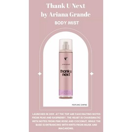 Thank U Next by Ariana Grande Body Mist 8 oz New