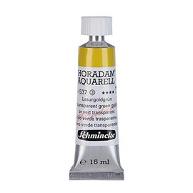 Schmincke Horadam 14537006 Watercolour Glaze Gold Green 15 ml