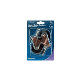 Waxman Titan 2 in. Dia. Plastic Caster 80 lb. 2 pk