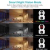 Home Security Camera Dual 2MP Lens Two Way Intercom WiFi