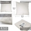 Allgala 4-Pack Decorative Throw Pillow Cover 18x18 Inch (White)-PW82212