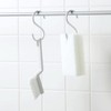 MUJI 38304623 Urethane Foam Three-Layer Bath Sponge, White, Width 2.8