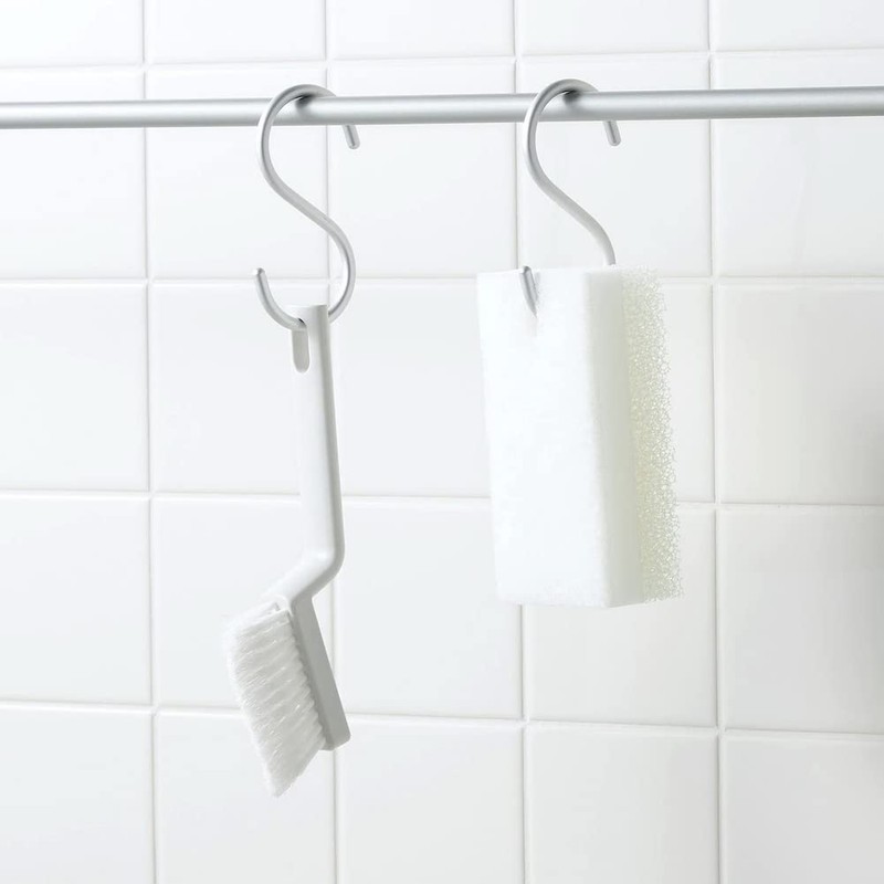MUJI 38304623 Urethane Foam Three-Layer Bath Sponge, White, Width 2.8