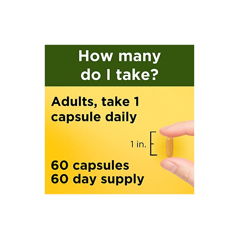 Nature Made Turmeric Curcumin 500 mg, Herbal Supplement for Antioxidant