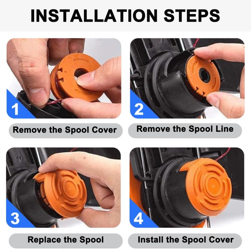 5 Pcs Strimmer Spool, Strimmer Spool Line Strimmer Wire Replacement