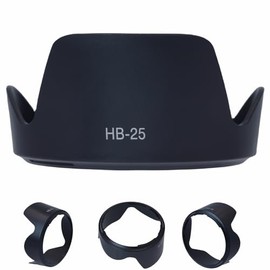HB-25 Lens Hood Compatible with AF Zoom-Nikkor 24-85mm f/2.8-4D IF and AF-S VR Zoom-Nikkor 24-120mm f/3.5-5.6G IF-ED Lens Replaces HB-25