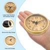 PATIKIL 3.5" 90mm Quartz Clock Insert, 2 Pcs Round Quartz