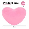 1 Pcs Pink Heart Decorative Pillow, Heart Shaped Cushion for